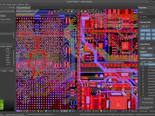 Board layout of high speed signals